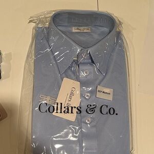 Collars & Co. Light Blue Men's Shirt